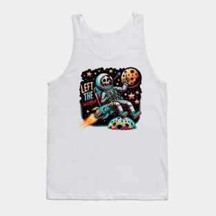 Cosmic Escape: Astronaut Skeleton Adventure Tank Top